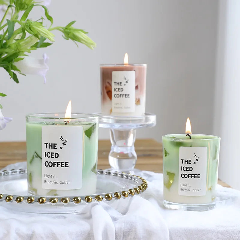 Jelly Wax Coffee Cup Aromatherapy Bedroom Smoke Free Candles Romantic Atmosphere Fragrance Peaceful Pleasures Health and Wellness