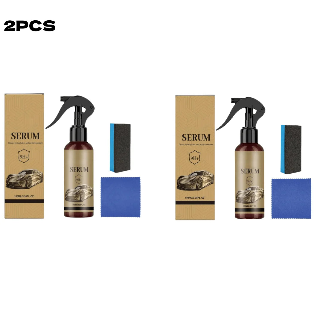 Car Ceramic Coating Kit Cleaning Maintenance Paint Protection Anti Scratch Hydrophobic Shine Long Lasting For All Cars Home Peaceful Pleasures Health and Wellness 2PCS