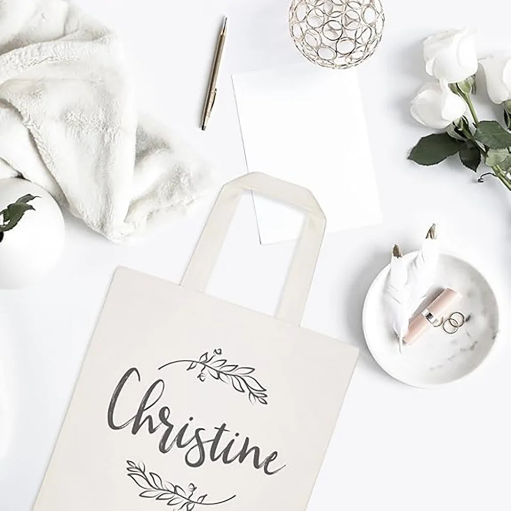 Personalized Name Tote Bag | Beach, Wedding & Bridesmaid Gift