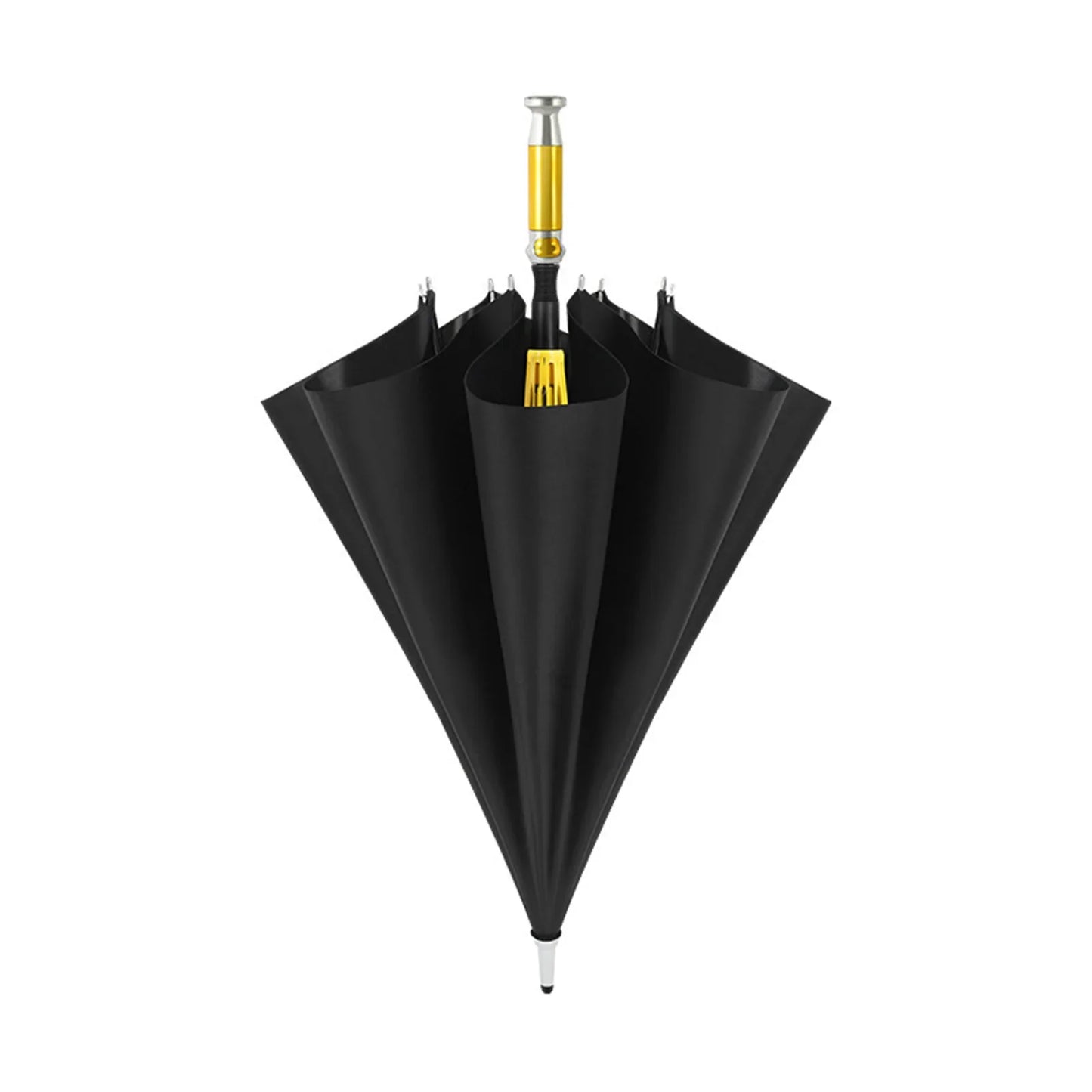PEAKINBAGS Double Layer UV Auto Open Long Handle Umbrella