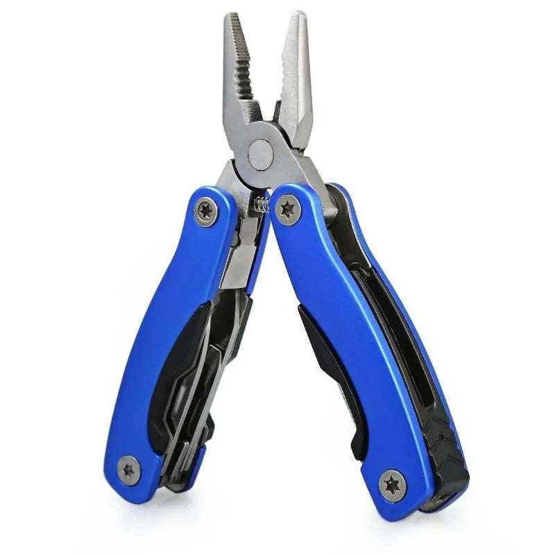 9-in-1 Stainless Steel Multi-Tool Plier for Camping & Outdoor