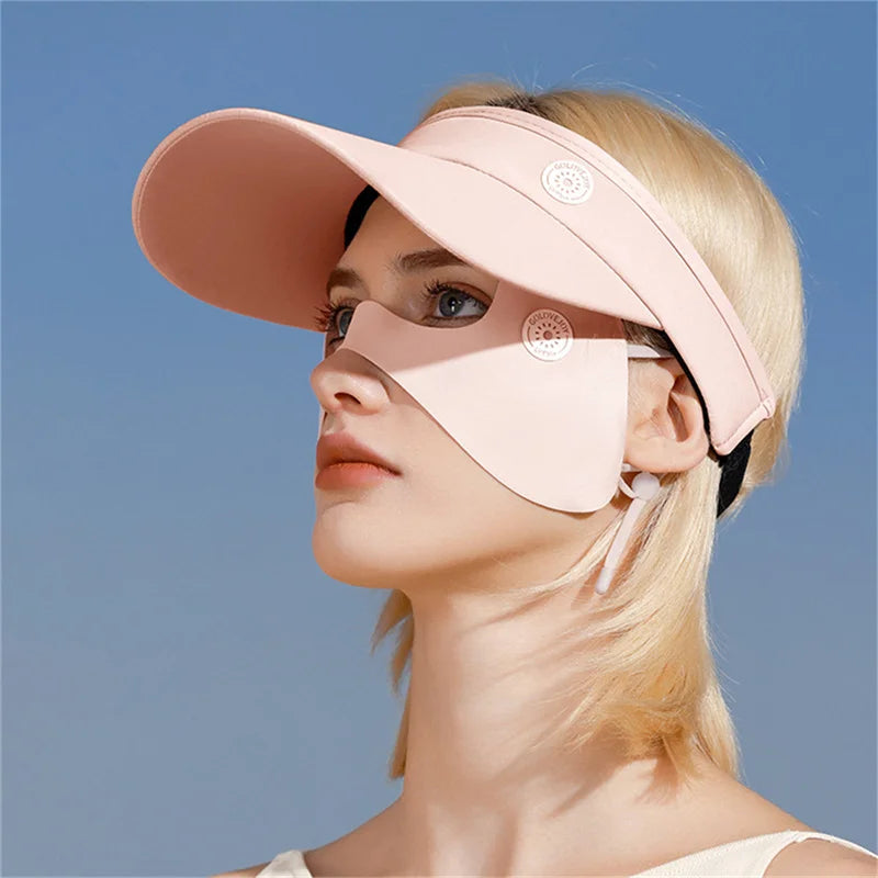 Summer Ice Silk Sunscreen Mask for Outdoor UV Protection Peaceful Pleasures Health and Wellness