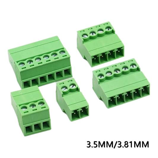 10PCS 15EDGKP 3.81mm/3.5mm Welding Free Aerial Docking Plug-in Terminal Block Female Socket 2P 3P 4P-12P 3.5/3.81 Pitch Peaceful Pleasures Health and Wellness