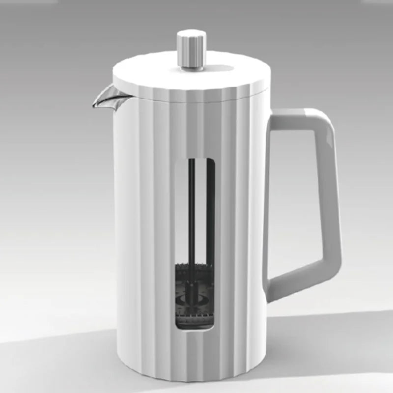1000ML/ 600ML French Press Coffee Maker High Borosilicate Glass House Coffee Brewer Milk Foam Frother Barista Tea Maker Peaceful Pleasures Health and Wellness