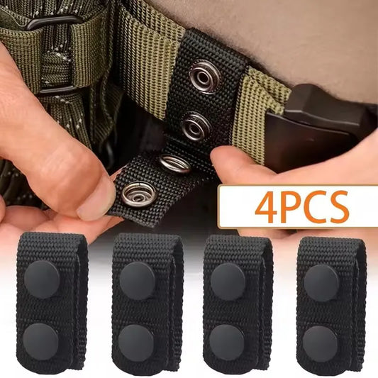 4Pcs Multi Functional Tactical Belt Double Nylon Buckle Portable Belts Accessory Equipment Outdoor Sports Accessory Fixed Buckle Peaceful Pleasures Health and Wellness