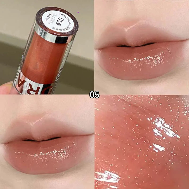 Herorange Water Glow Lip Oil Serum – Hydrating Lip Gloss