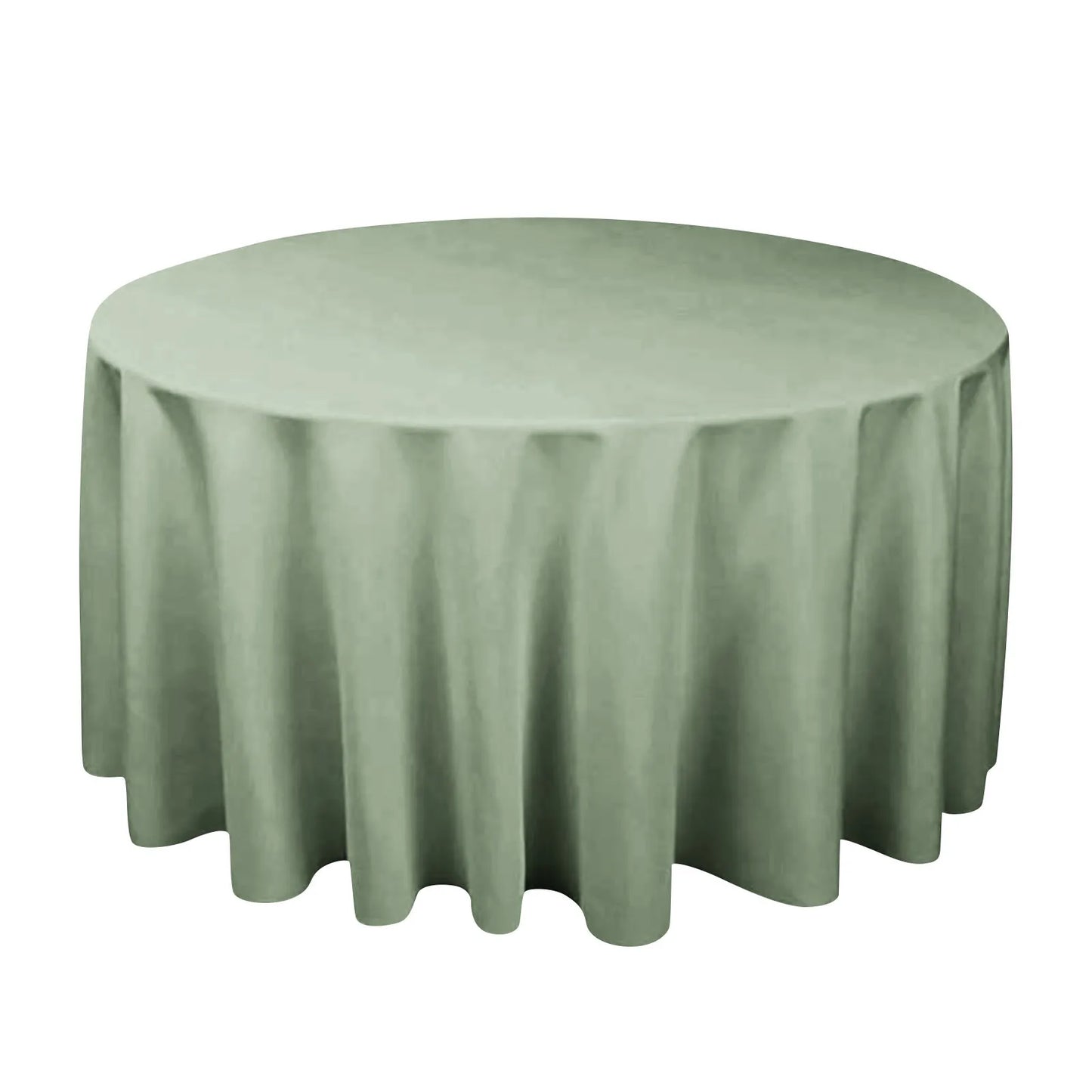 Round Satin Tablecloth – Water-Resistant Wedding & Banquet Cover