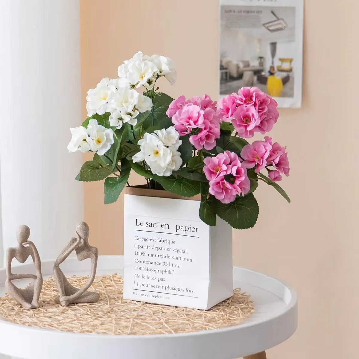 Artificial Silk Begonia Flowers – Wedding & Home Decor