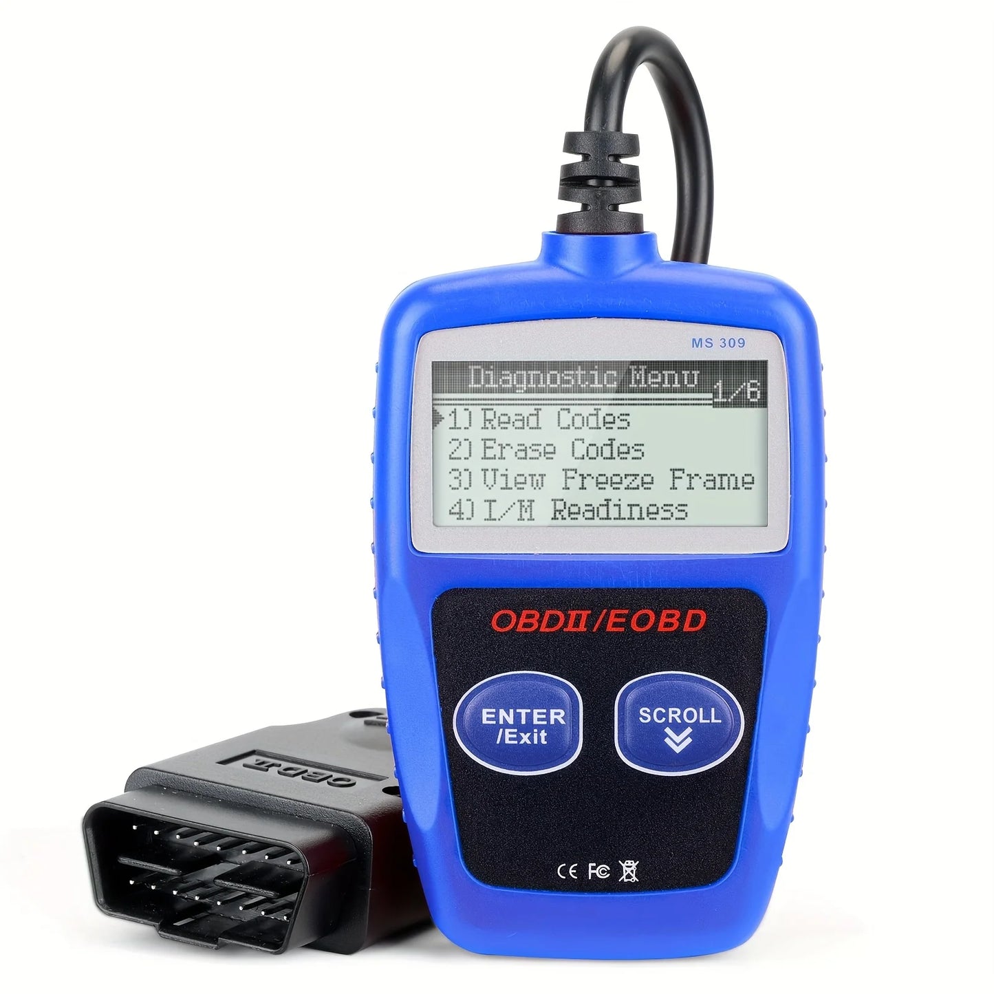 OBD2 Scanner – Engine Fault Code Reader & Emissions Monitor Peaceful Pleasures Health and Wellness Blue