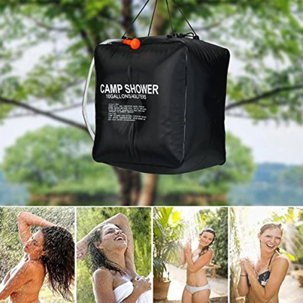 40L Foldable Solar Shower Bag – UV Coating, Outdoor & Beach Peaceful Pleasures Health and Wellness
