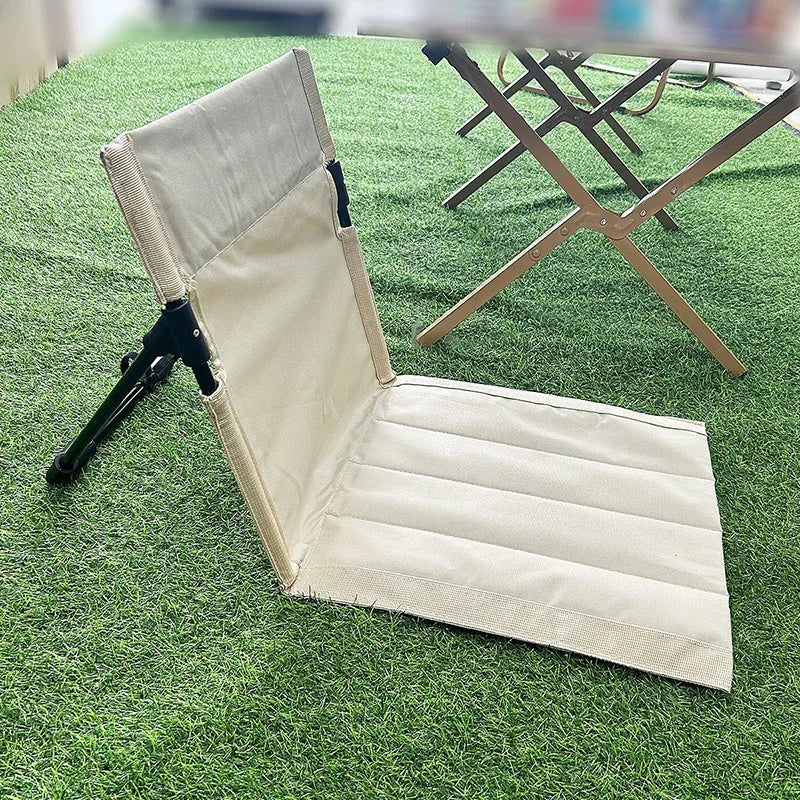 Outdoor Camping Lightweight Comfortable and Foldable Chair Park Leisure Beach Portable Aluminum Alloy Single Lazy Chair Peaceful Pleasures Health and Wellness