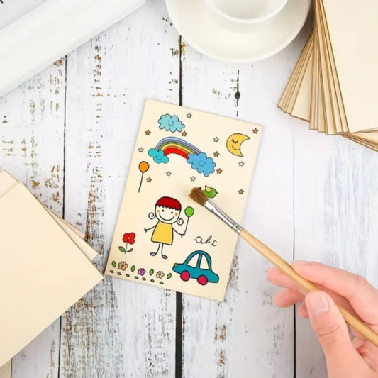 15Pcs 6X4in/15X10cm Rectangle Unfinished Wood Sheets for Crafts House Aircraft Ship Boat Arts, School Projects, DIY Wooden Peaceful Pleasures Health and Wellness