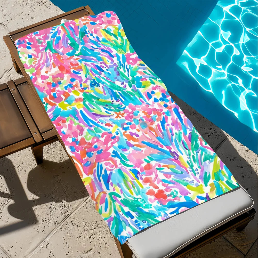 Quick-Dry Beach Towel | Soft Pool Travel Gym Towel 11 Sizes Quick-Dry Beach Towel Peaceful Pleasures Health and Wellness z4 STJ150x260CM