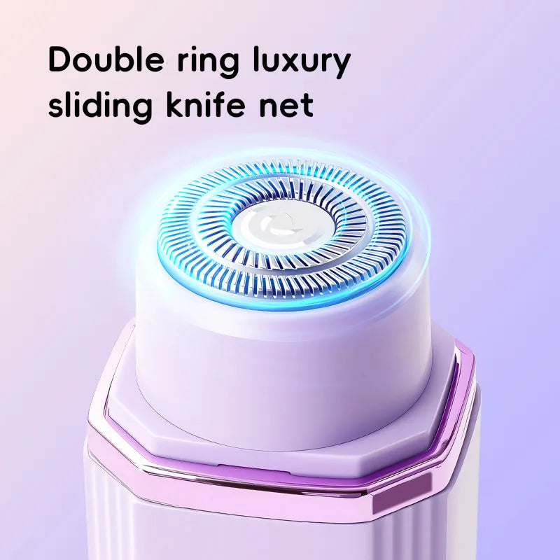 Electric 2-in-1 Women's Razor & Trimmer – Painless Hair Remover for Face, Legs & Full Body Use Peaceful Pleasures Health and Wellness