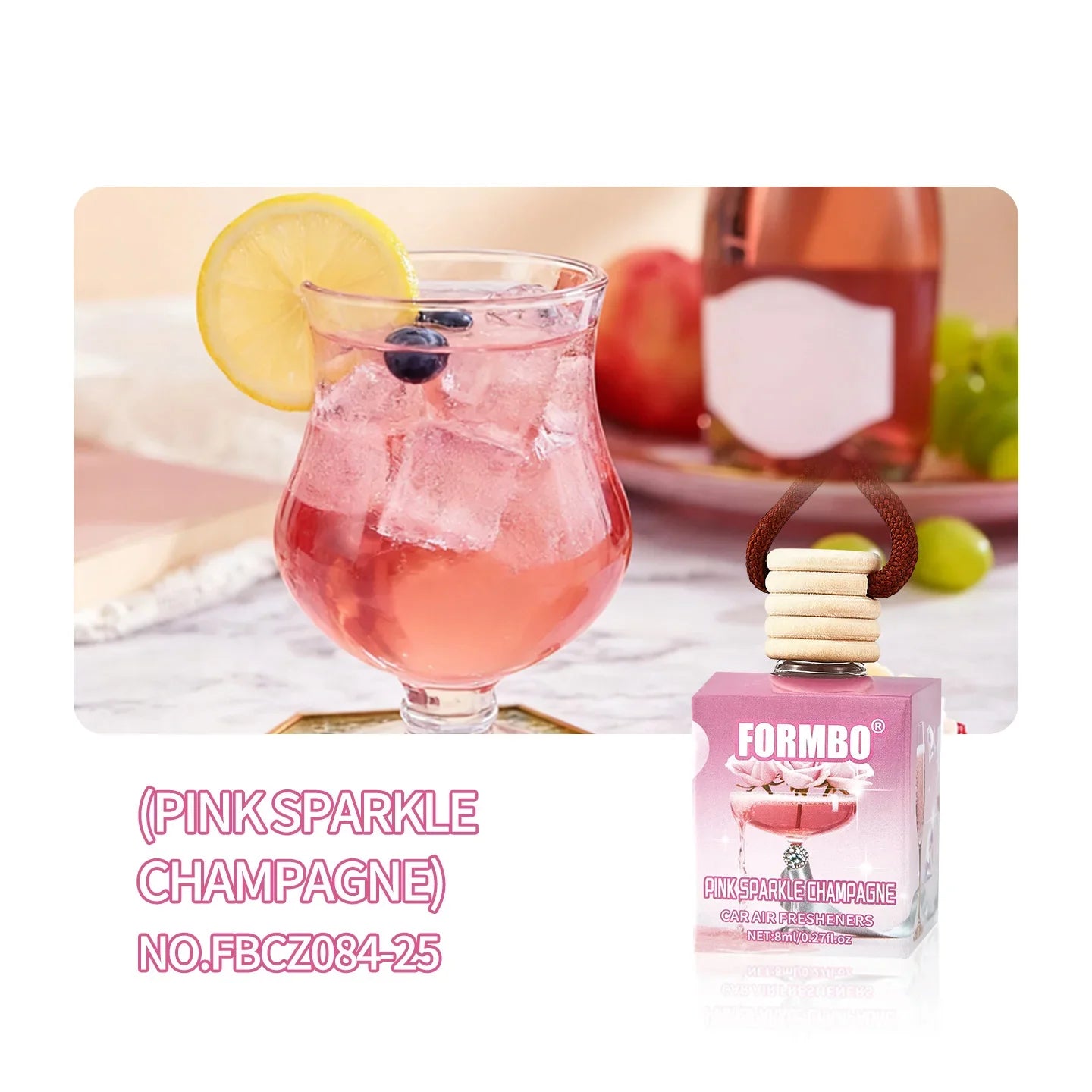FORMBO Car Air Freshener – Long-Lasting Floral Scent