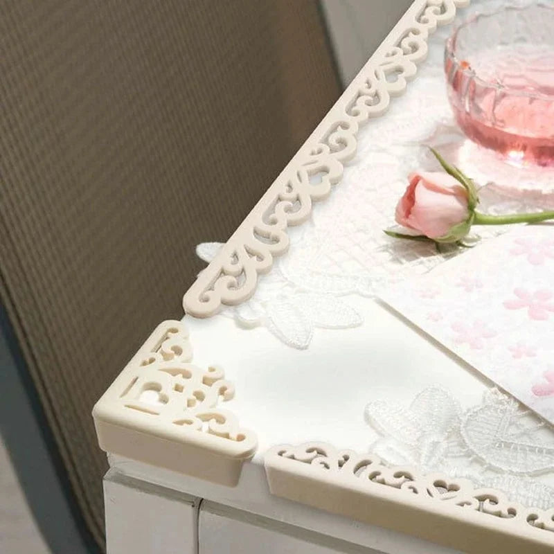 4Pcs/lot Hollow Out Flower Pattern Soft Baby Safe Corner Protector Baby Kids Table Desk Corner Guard Children Safety Edge Guards Peaceful Pleasures Health and Wellness