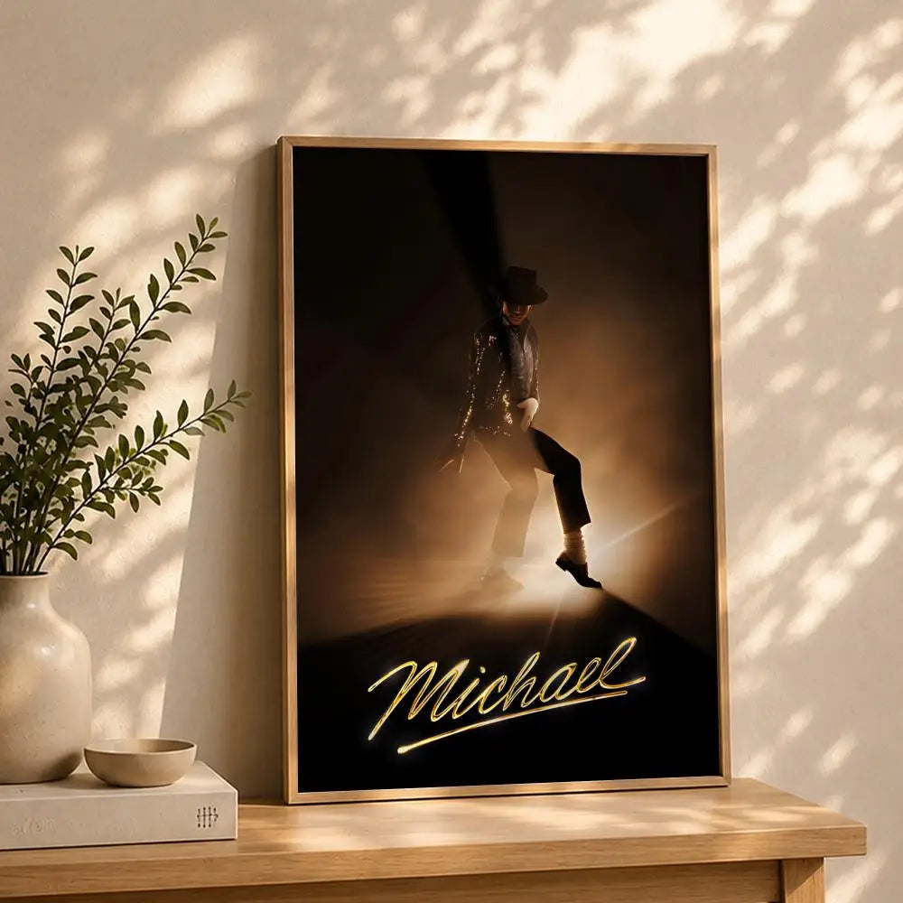 Movie-Michael Poster HD Self Adhesive Waterproof Wall Art Ideal for Home Office Dorm Bedroom Great Gift Peaceful Pleasures Health and Wellness