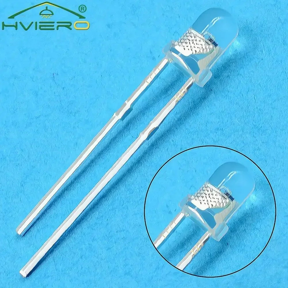 10PCS 3mm RGB Flash LED Diodes – Fast & Slow Rainbow Color