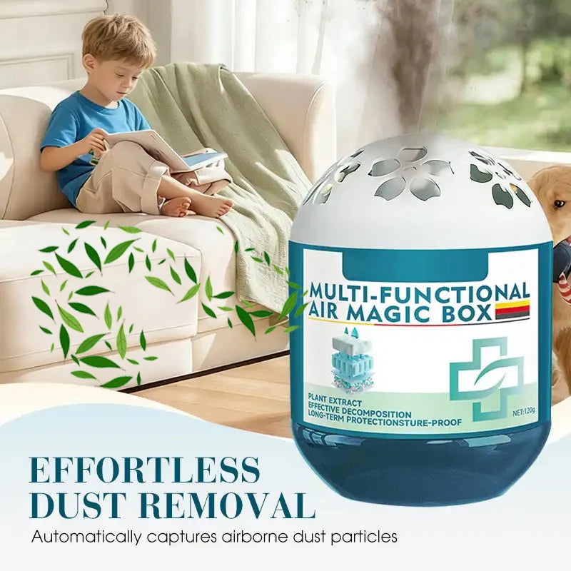 Air Purification Dust Removal Magic Box Long-Lasting Purification Air Lasted Artifact Household Appliance For Home Fresh Spaces Peaceful Pleasures Health and Wellness