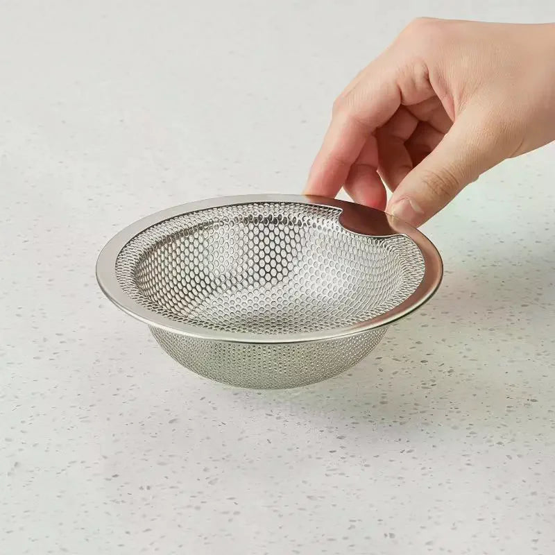 Stainless Steel Sink Drain Strainer Set | 3 Sizes Fine Mesh Sink Drain Strainer Peaceful Pleasures Health and Wellness
