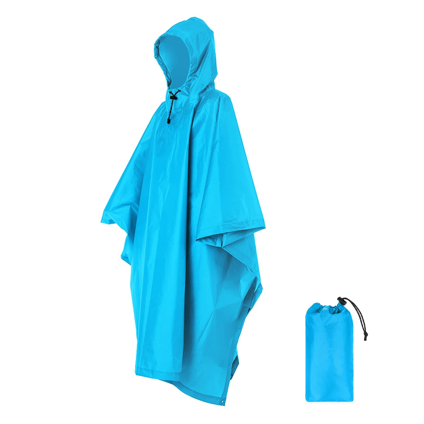 3-in-1 Picnic Mat Blanket Sun Shelter Waterproof Rain Poncho