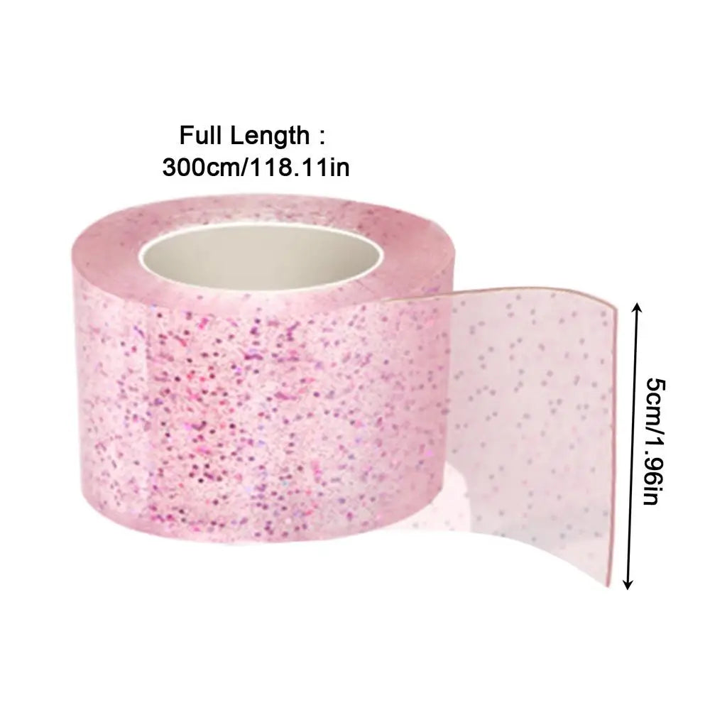 Glitter Nano Bubble Tape – Blowable DIY Craft Adhesive Tape