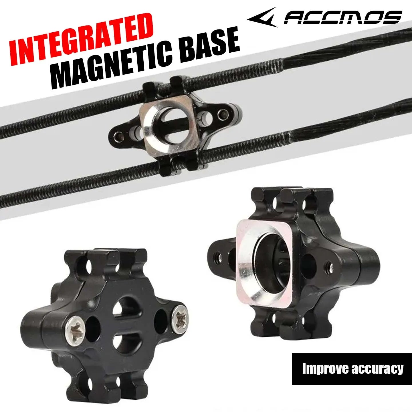 Dual-purpose Compound Bow Magnetic Seat Steel Ball Aluminum Alloy