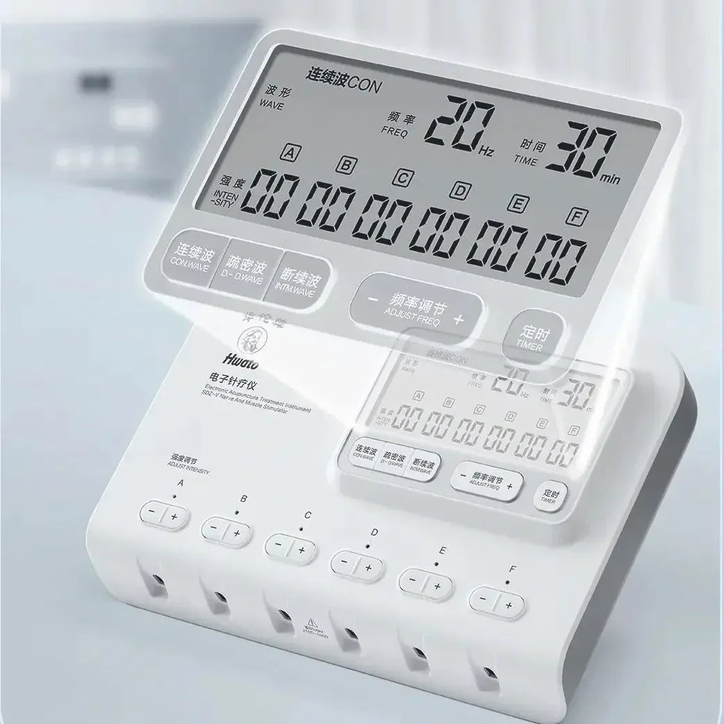 6-Channel EMS TENS Electroacupuncture Stimulator | Pain Relief