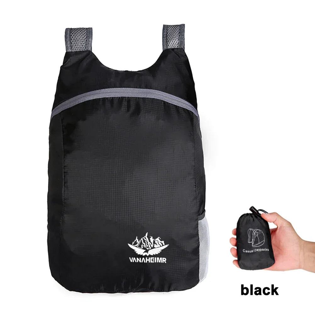 Foldable Waterproof Hiking Backpack – Lightweight Daypack Peaceful Pleasures Health and Wellness