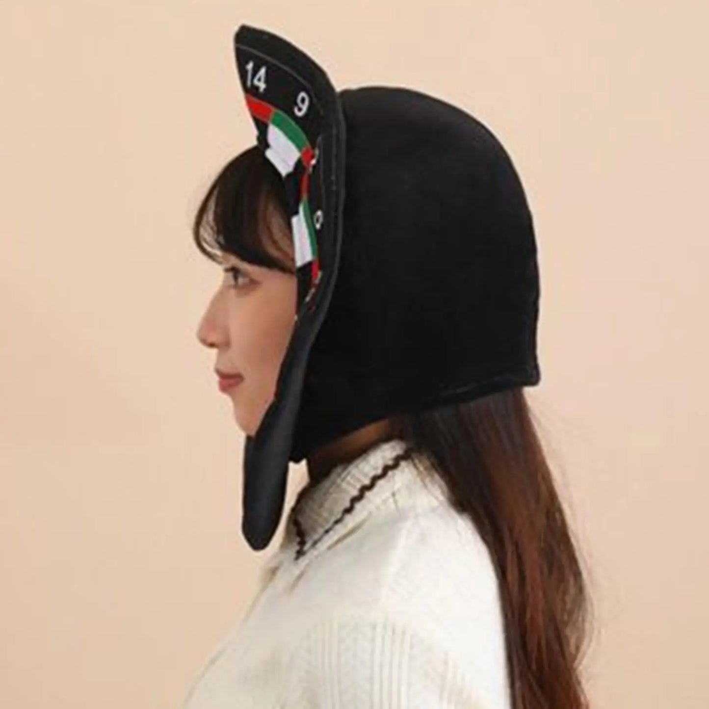 Costume Hat Soft Comfortable Funny Headwear Dartboard Head Gag Joke Hat for Women Men Teens Students Adults Children School Peaceful Pleasures Health and Wellness
