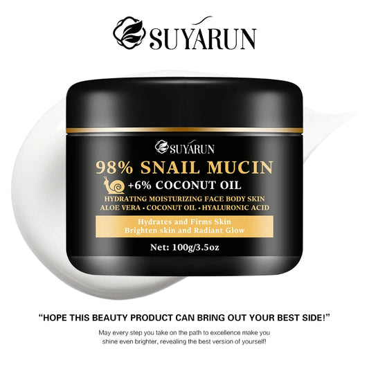 92% snail lotion and 5% hyaluronic acid, lighten fine lines, firm and moisturize, suitable for all skin types Peaceful Pleasures Health and Wellness