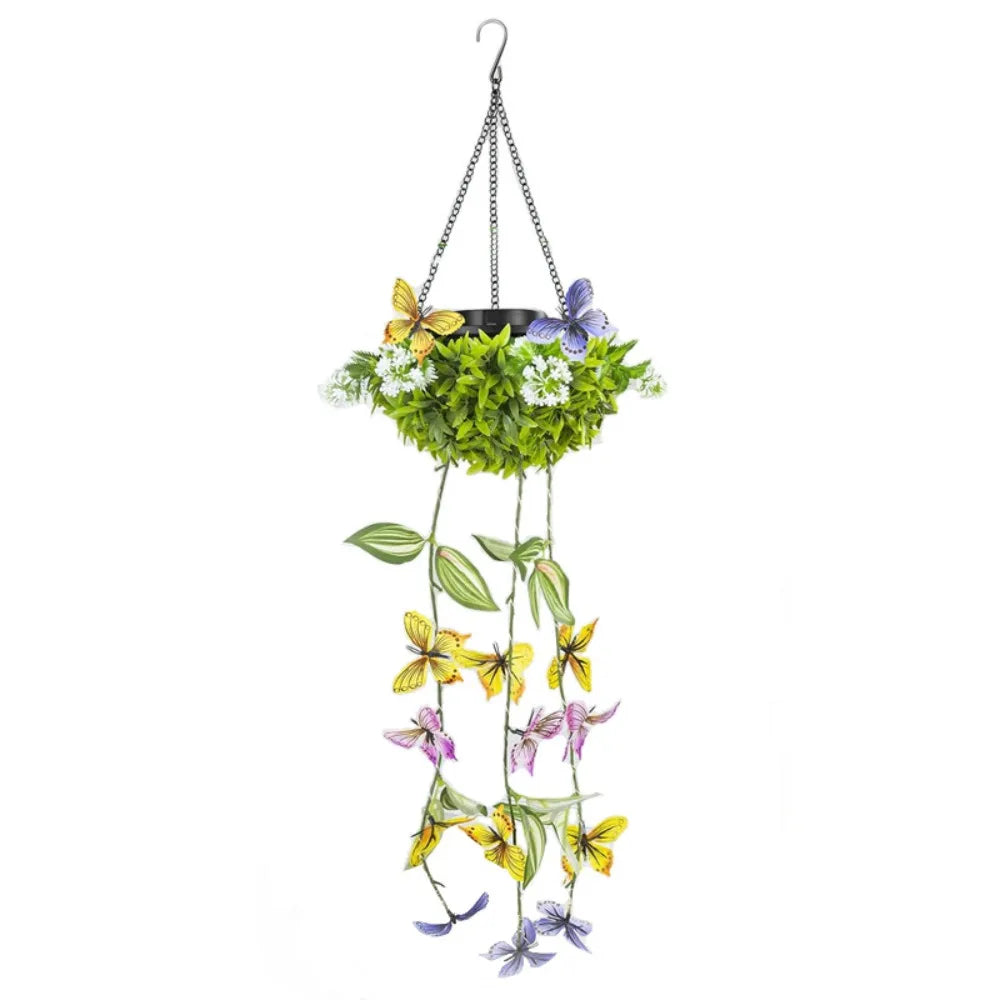 Solar Butterfly Vine Lamp | IP65 Waterproof Garden Light