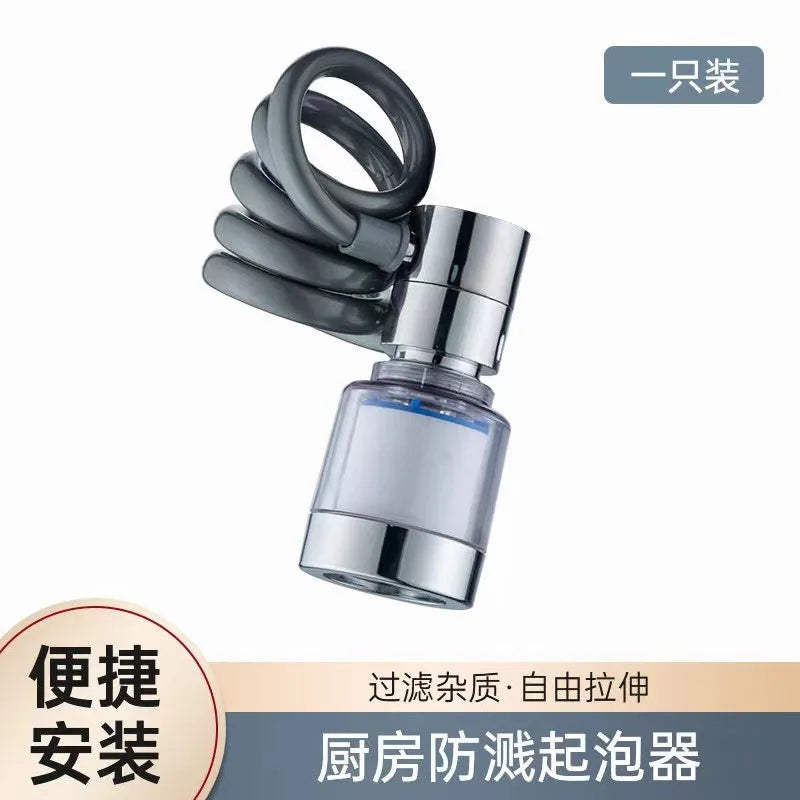 360° Rotating Faucet Extender – 3-Mode Water Saving Tap Filter