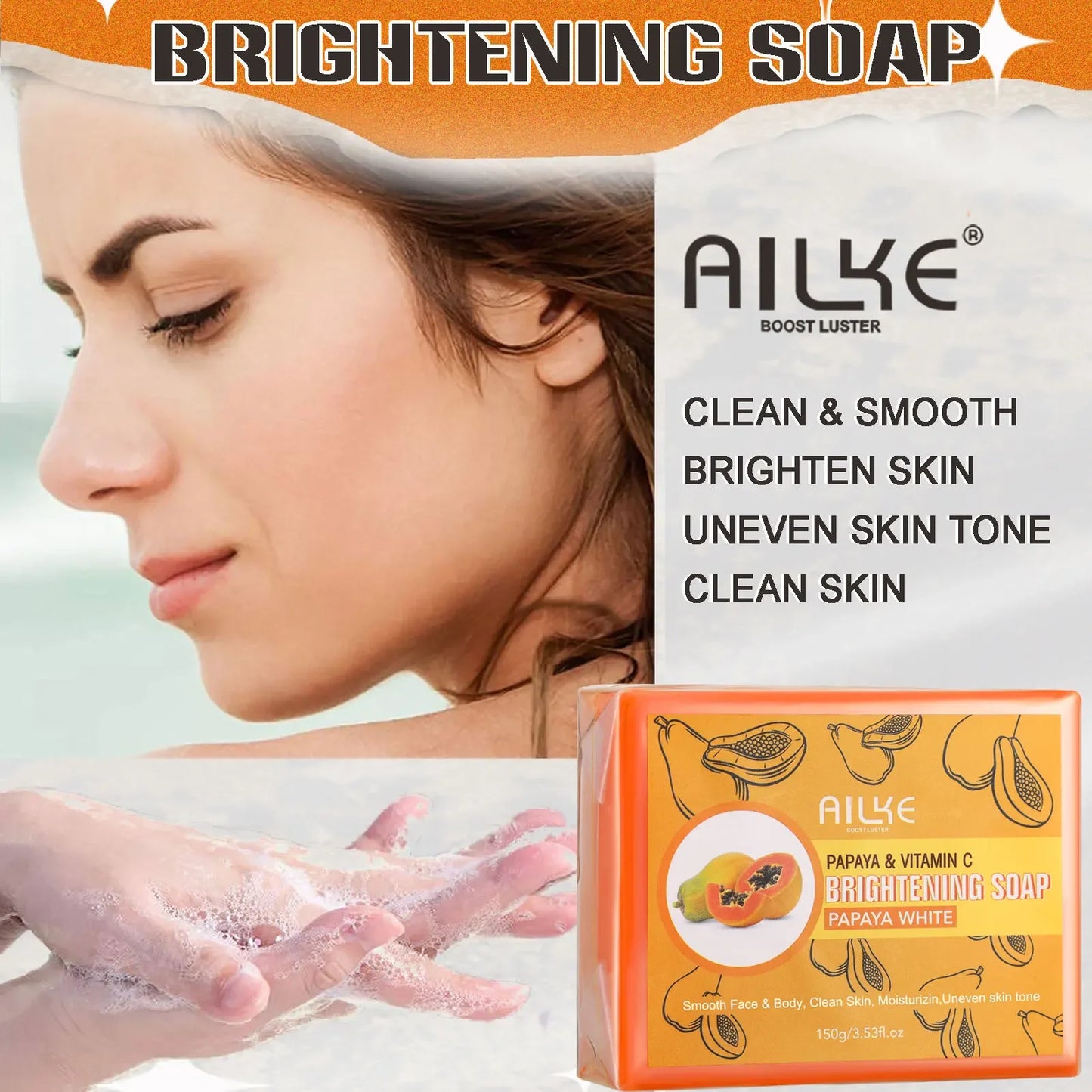 AILKE Double Glutathione Whitening Range – 5-in-1 Set