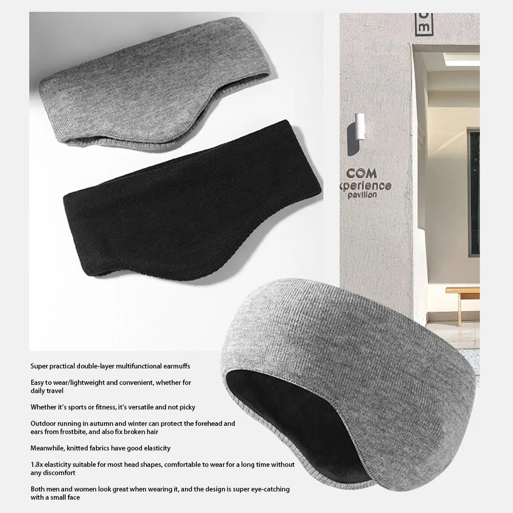 Swokii Winter Ear Warmer Headband – Soft Unisex Earmuffs