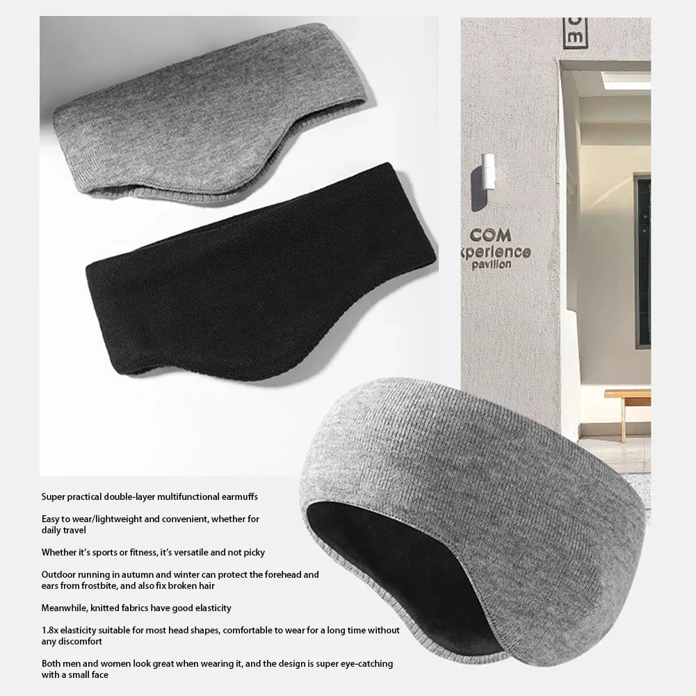 Swokii Winter Ear Warmer Headband – Soft Fleece Earmuffs