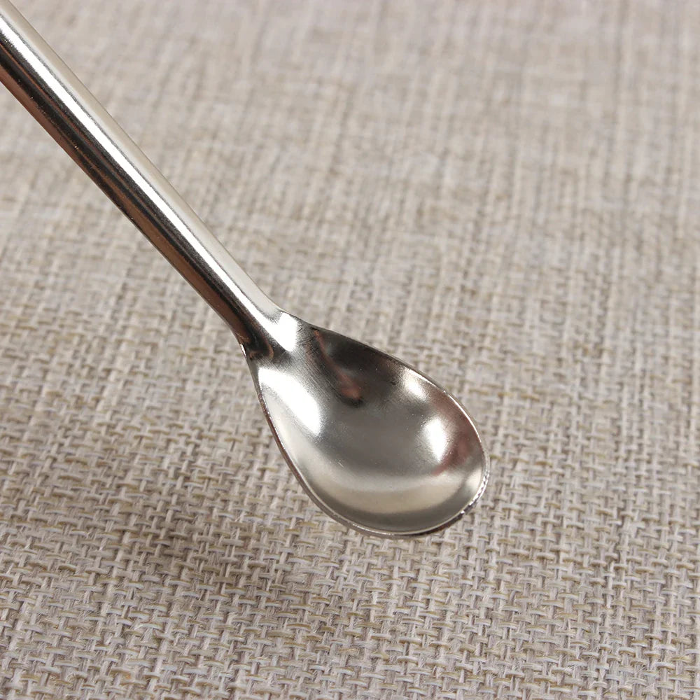 Double-Ended Stainless Steel Lab Spoon & Spatula 200mm
