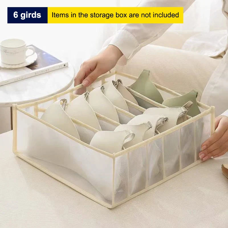 Mesh Drawer Organizer – 6/7/11 Grid Sock & Lingerie Storage