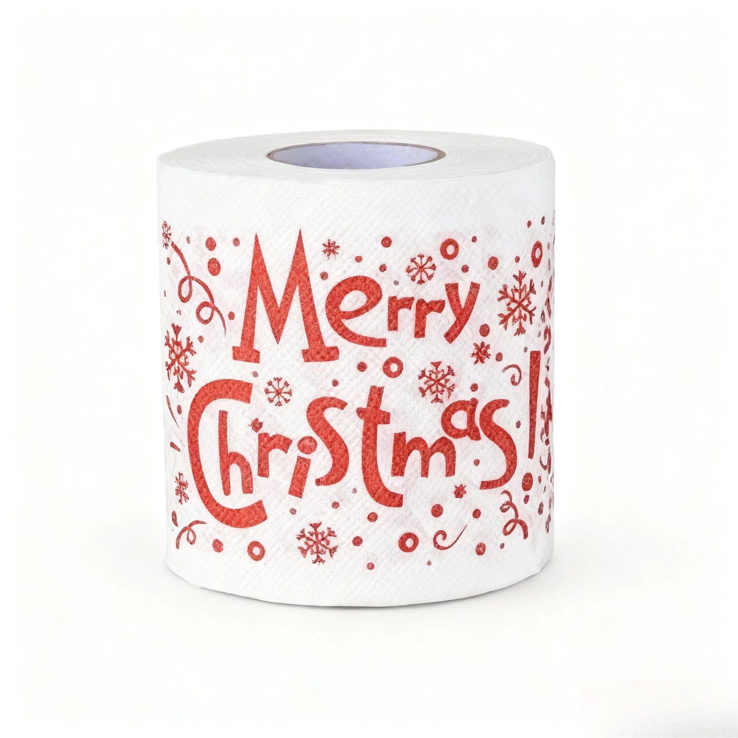 1 roll Christmas Printed Toilet Paper Festival Theme Home Decorations Roll Paper for Home & Festive Atmosphere Decor Supplies Peaceful Pleasures Health and Wellness letters