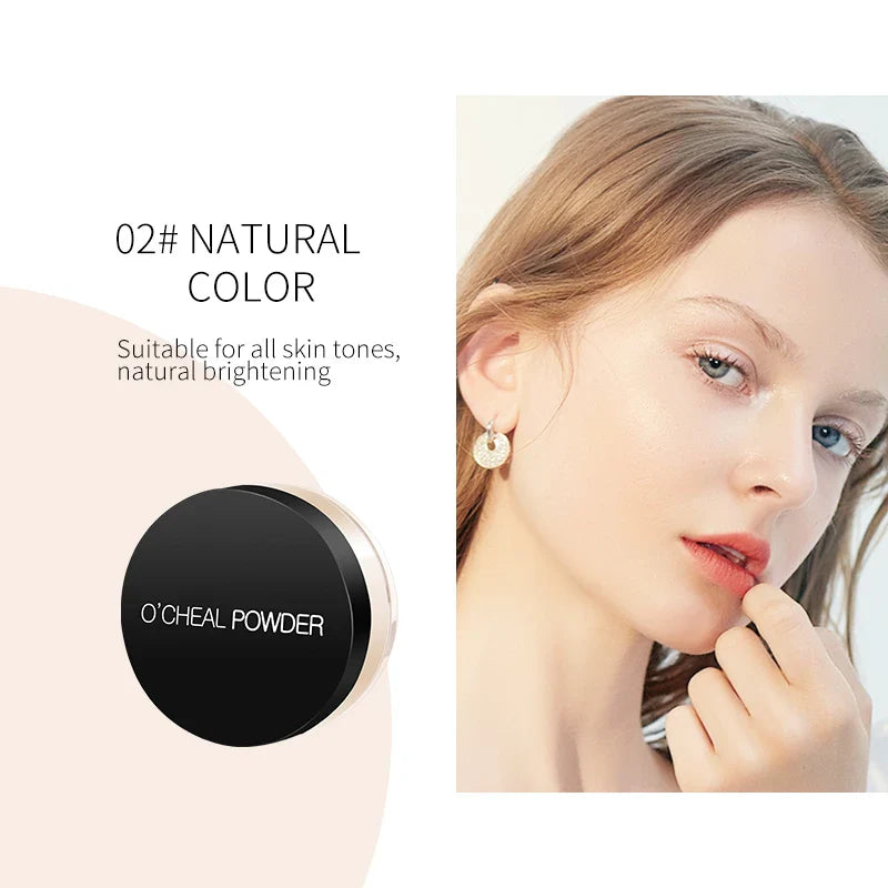 OCHEAL Matte Loose Setting Powder – Oil Control & Waterproof