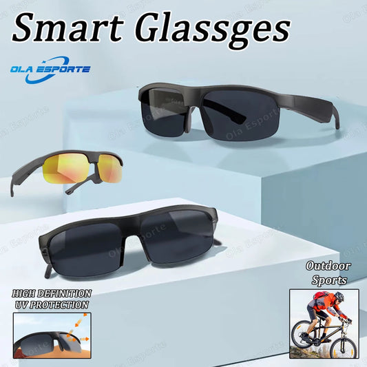 Bluetooth Smart Glasses Polarized UV400 Sunglasses Open-Ear Audio Bluetooth Smart Glasses Peaceful Pleasures Health and Wellness