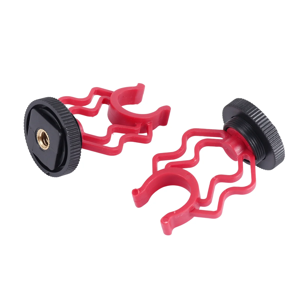 Microphone Shock Mount 2PCS Universal Microphone Wavy Shock Mount Adapter Plastic Microphone Bracket Mount Replacement for Boya Peaceful Pleasures Health and Wellness