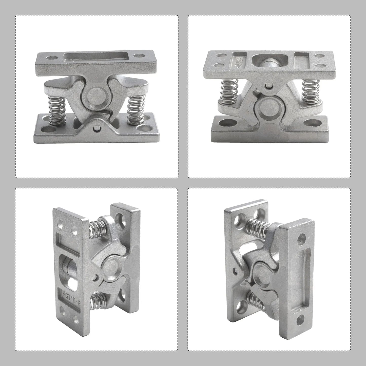 Double Roller Catch Spring Loaded Door Lock Stop Clamp RV Clip Bead