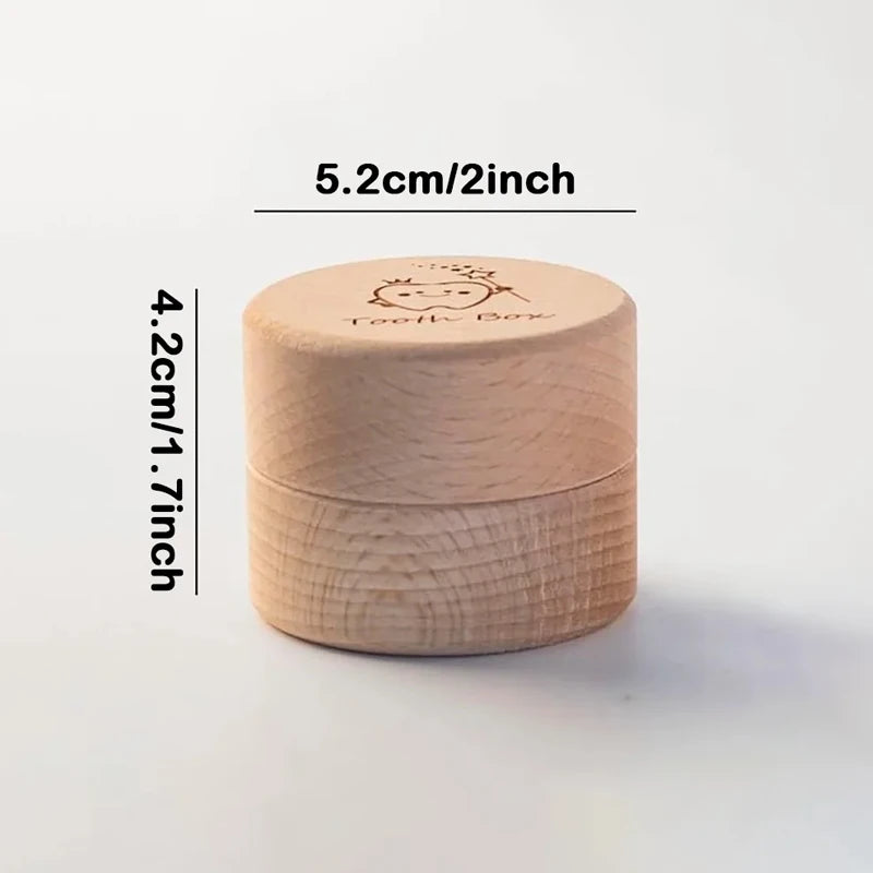 Natural Wood Tooth Fairy Box | Kids' Keepsake Storage Organizer Kids Keepsake Box Peaceful Pleasures Health and Wellness
