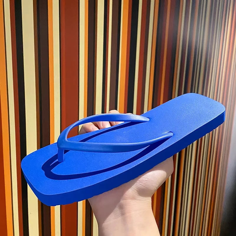 Men's Thick Sole Flip Flops | Non-Slip Beach & Indoor Slippers