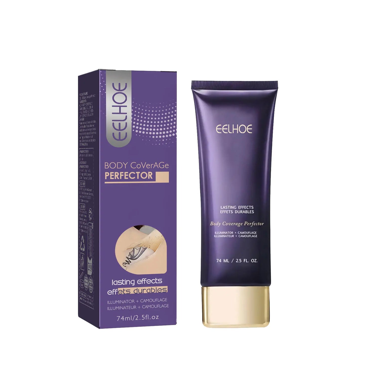 EELHOE Body Concealer Cream – Tattoo, Scar & Birthmark Cover