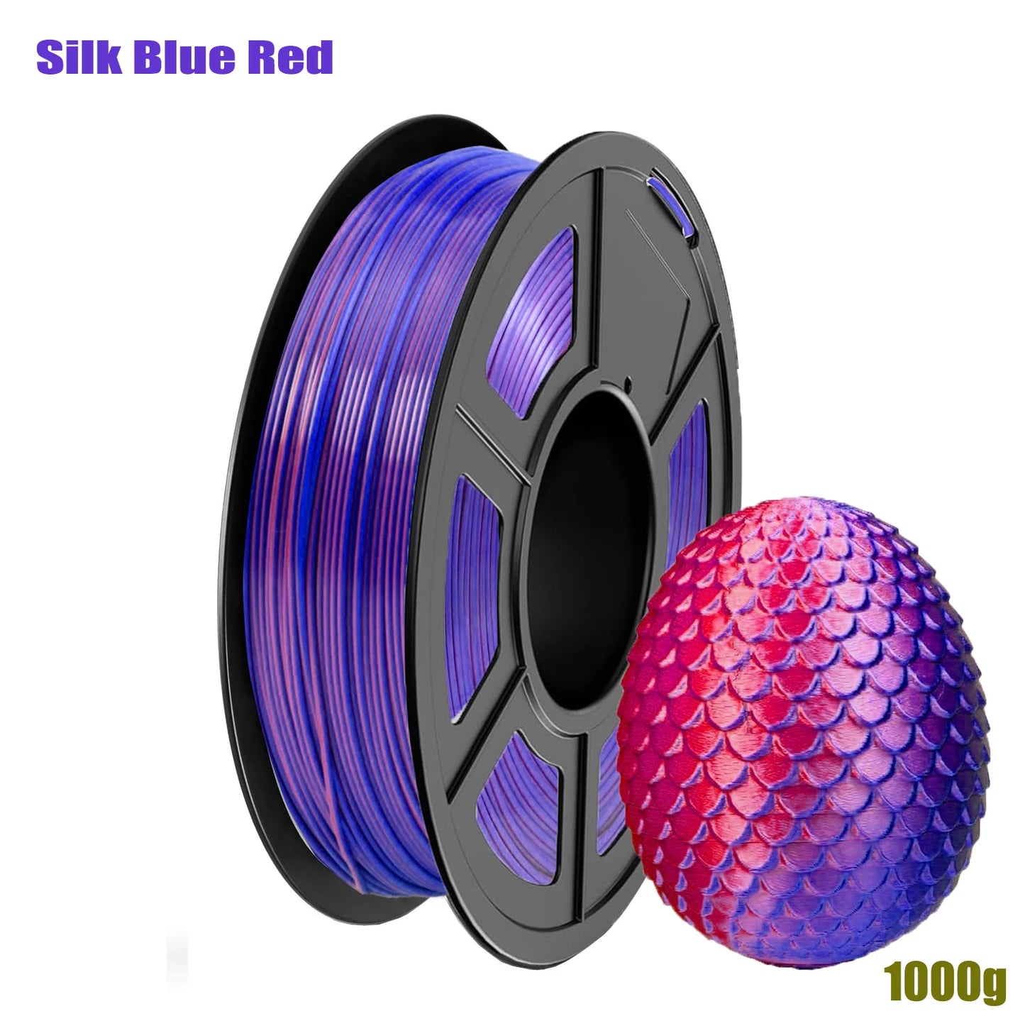 3D Maliang Silk PLA Filament Bundle – Dual Color, 4×250g, 1kg