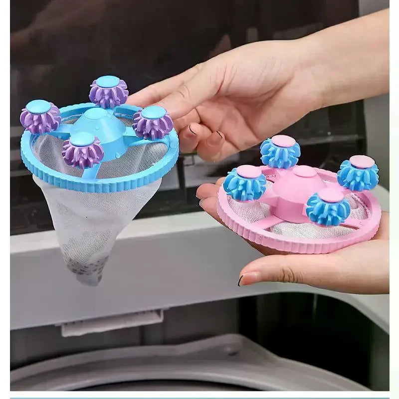 Washing Machine Lint & Hair Catcher Filter Mesh Bag Laundry Filter Bag Peaceful Pleasures Health and Wellness