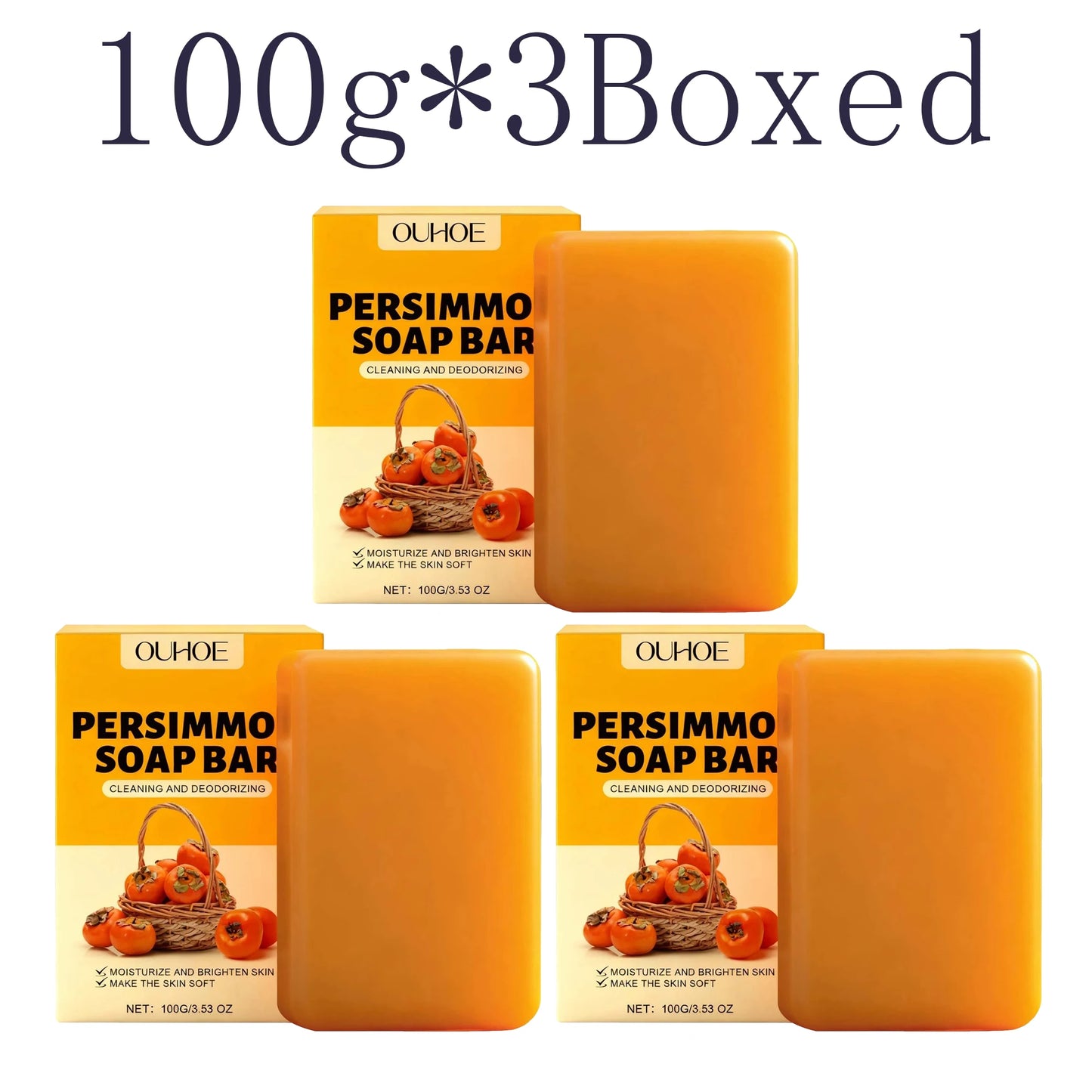 Persimmon Handmade Bath Soap – Moisturizing & Cleansing Bar