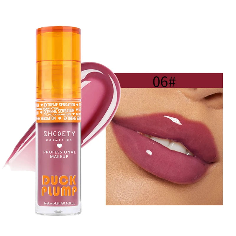 Duck Lip Plumping Oil, Doodle Lip Gloss, Liquid Lipstick, Lip Protectant Oil, Lip Nectar, Mirror Lip Glaze, Moisturizing, Shine Peaceful Pleasures Health and Wellness SH8085-06